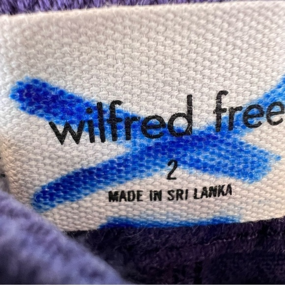 ARITZIA WILFRED FREE PURPLE CARGO UTILITY PANTS SIZE 2 - Picture 11 of 11